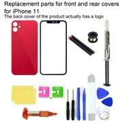 Flm Professional Front Glass Screen Phone Back Cover Replacement Repair Tools Kit for iPhone 11